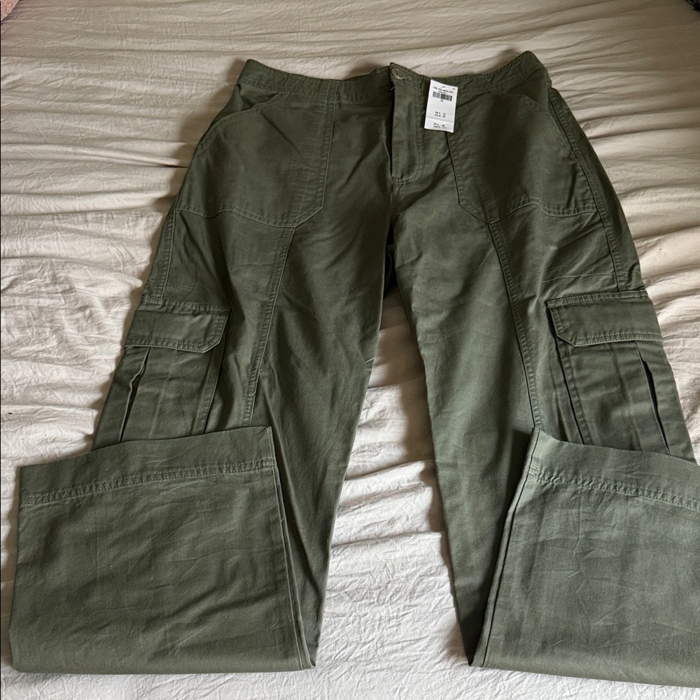 Abercrombie & Fitch Green Cargo Pants
